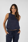 Milano Top - Navy