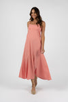 Sienna Dress - Pink/Red