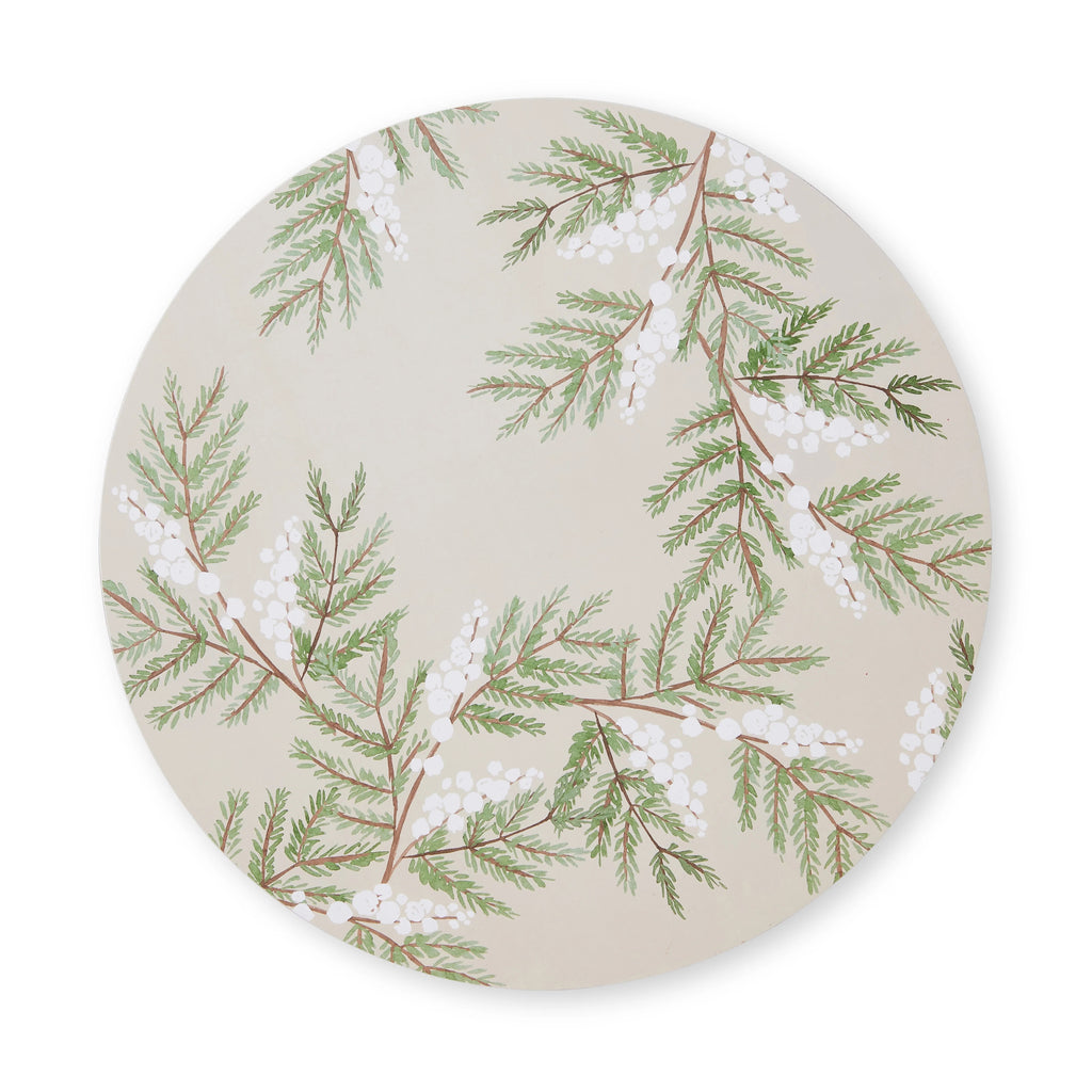 Snowberry - Round Placemats S/4