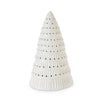 Christmas Tree White Table Decoration 15x25cm