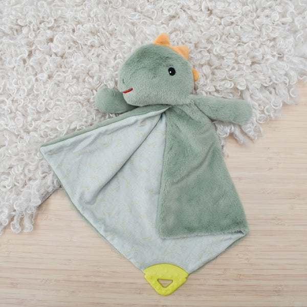 Snuggle Buddy Minty Dinosaur Blanket