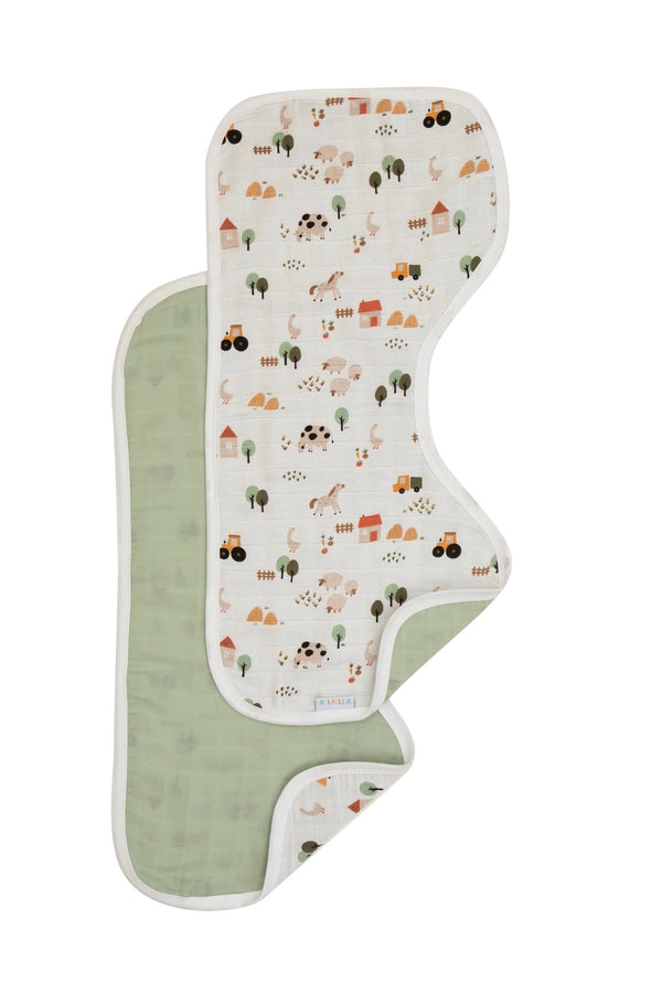 Burp Cloth 2pk - Country Farm