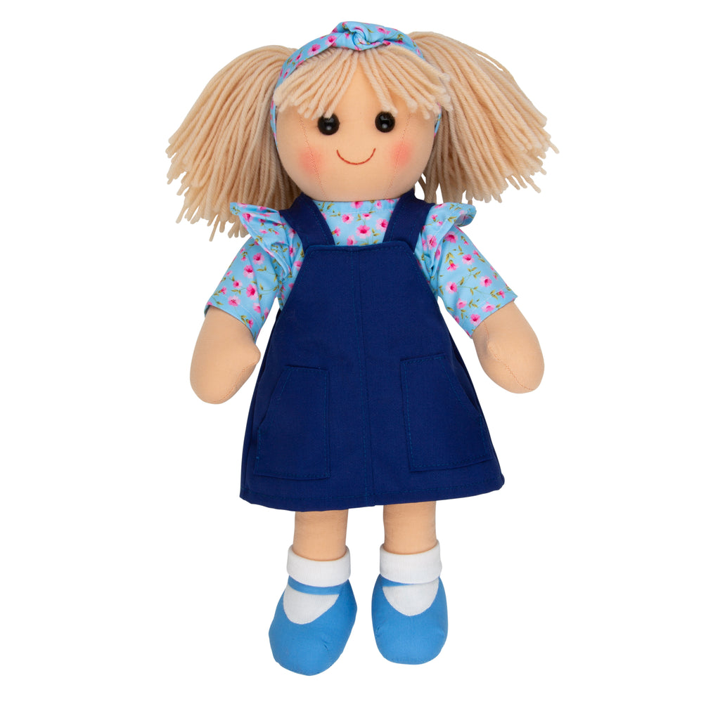 Carrie - Blue Pinafore Dress