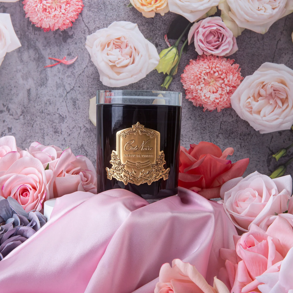 Gold Badge Candle 185g - Rose Petal