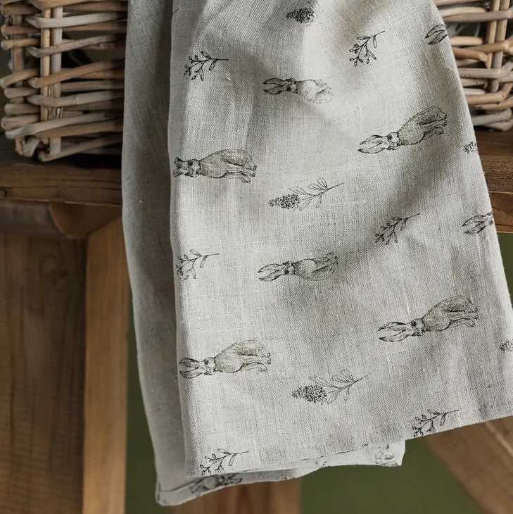 Harold Petite Linen Tea Towel