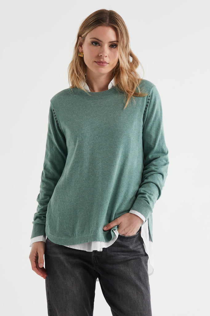 Essential Scooped Knit -