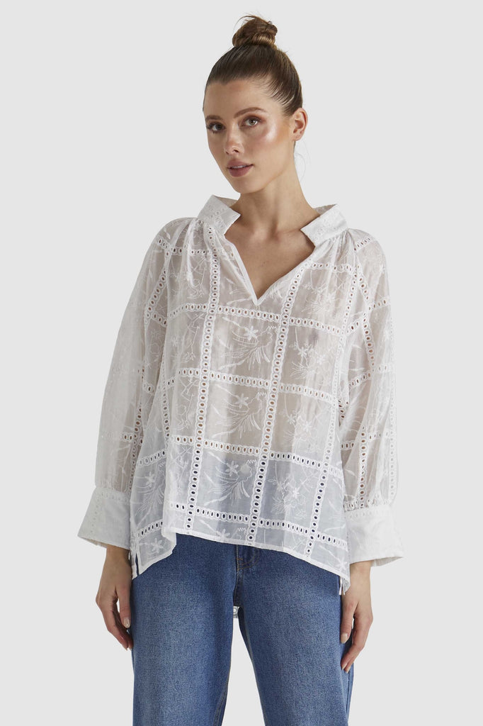 Whisper Blouse - Ivory