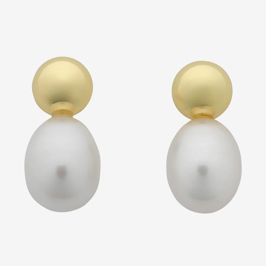 Cove Pearl Earring - Gold