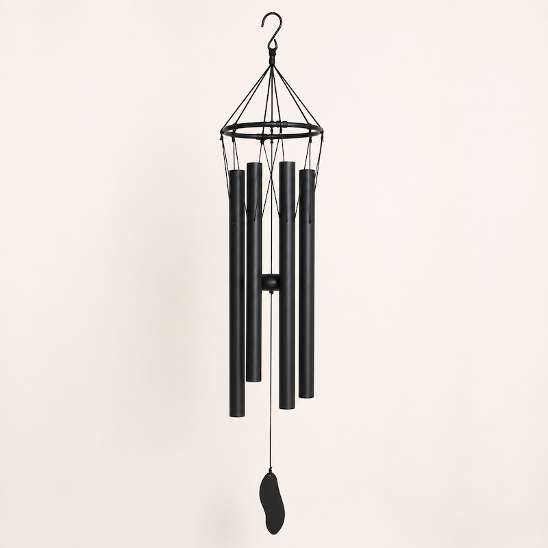 Harmonious Wind Chime - Black 84cm