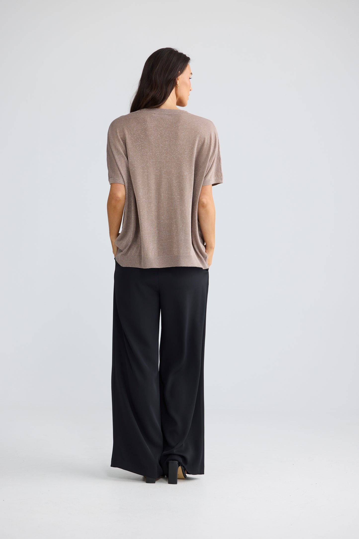 Jessamy Top - Champagne With Silver