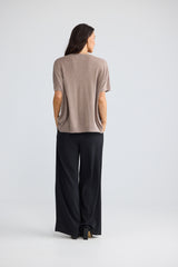Jessamy Top - Champagne With Silver