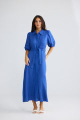 Brynn Midi Dress - Cobalt