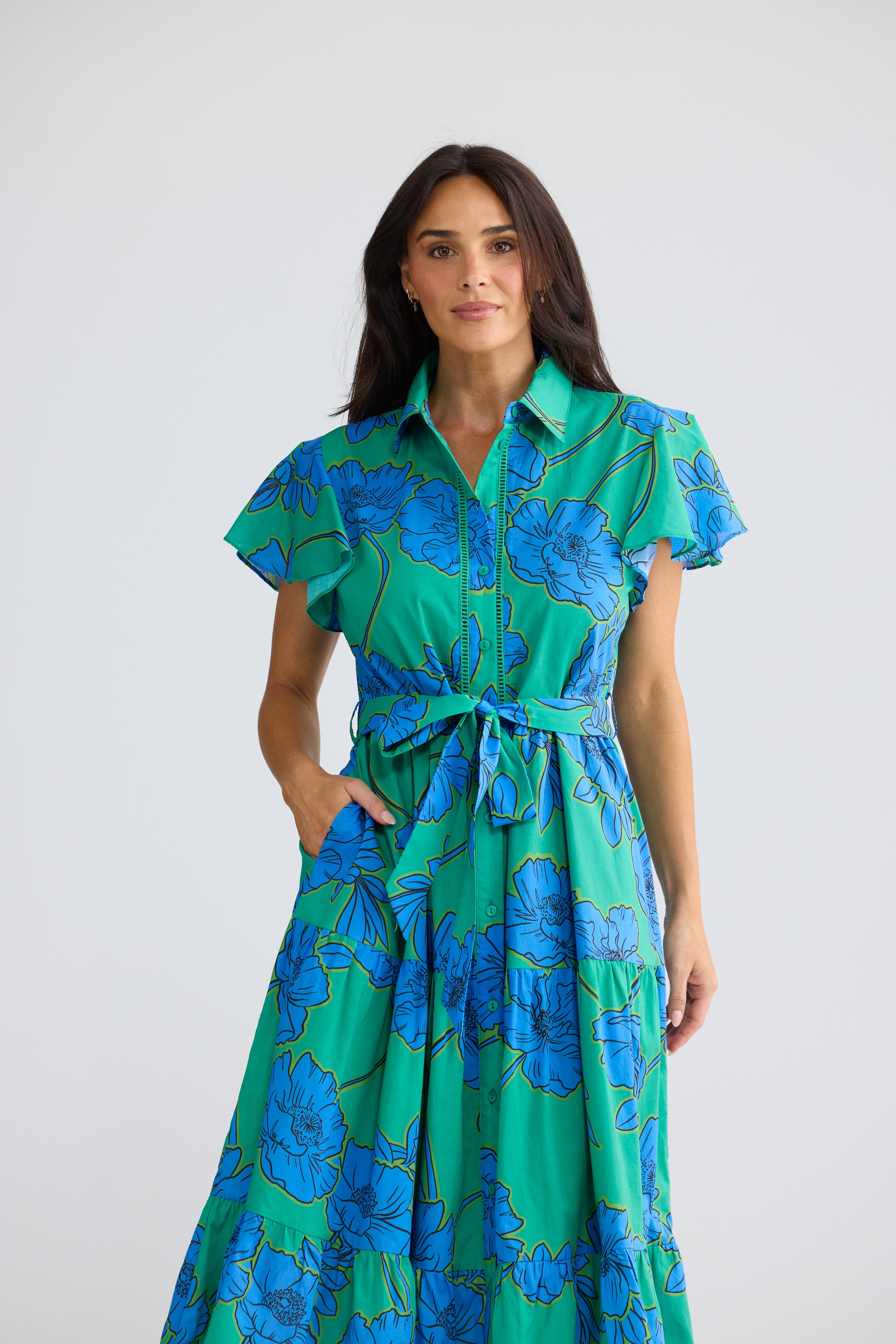Alice Short Sleeve Dress - Bloomsbury Floral