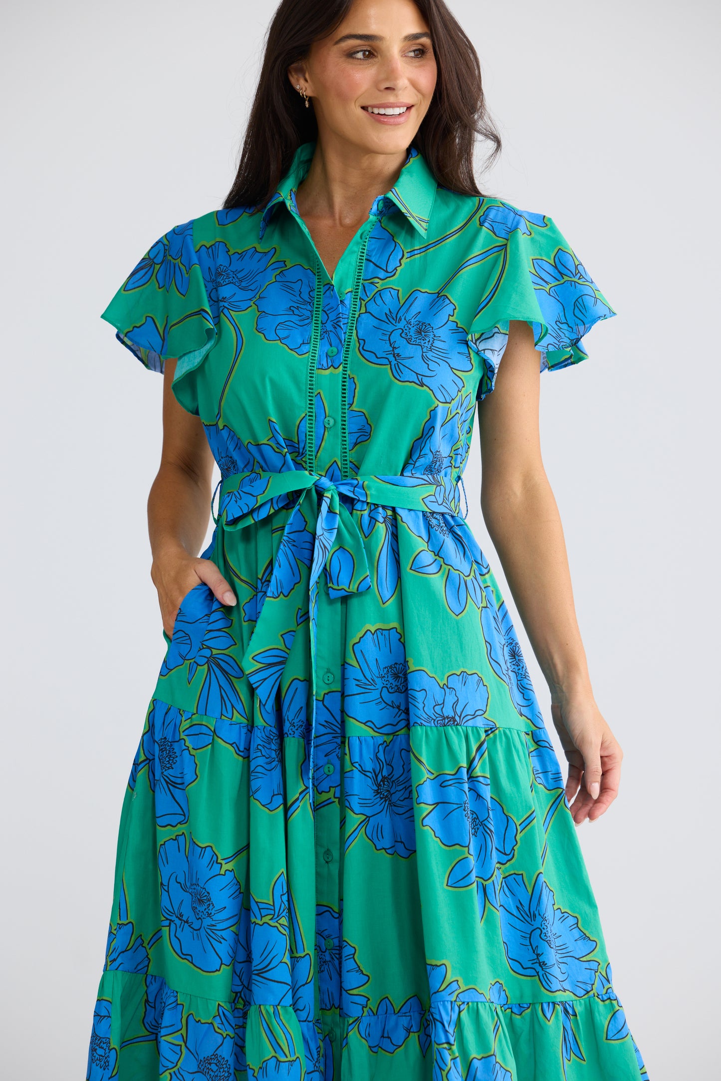 Alice Short Sleeve Dress - Bloomsbury Floral