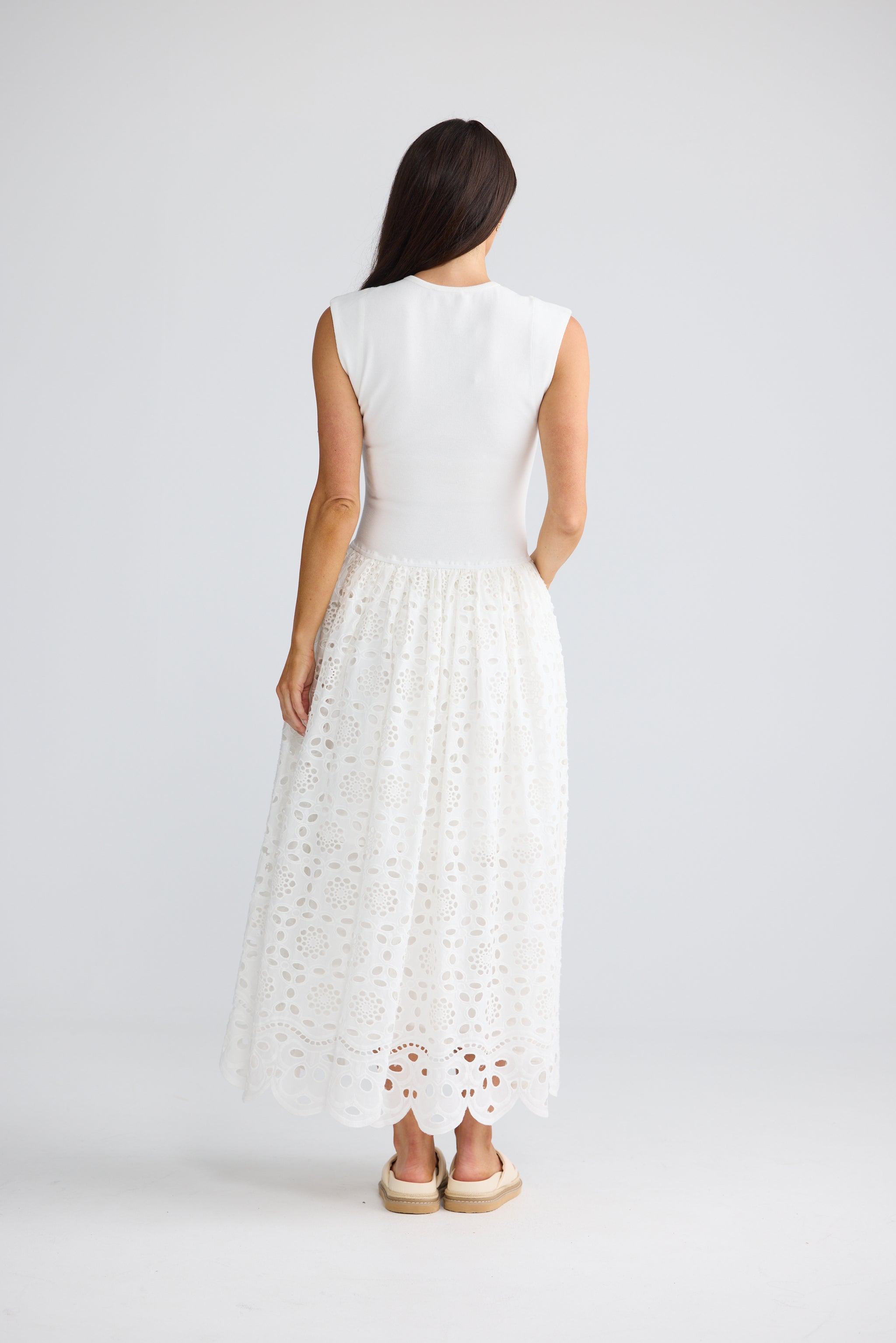 Daphne Dress - White