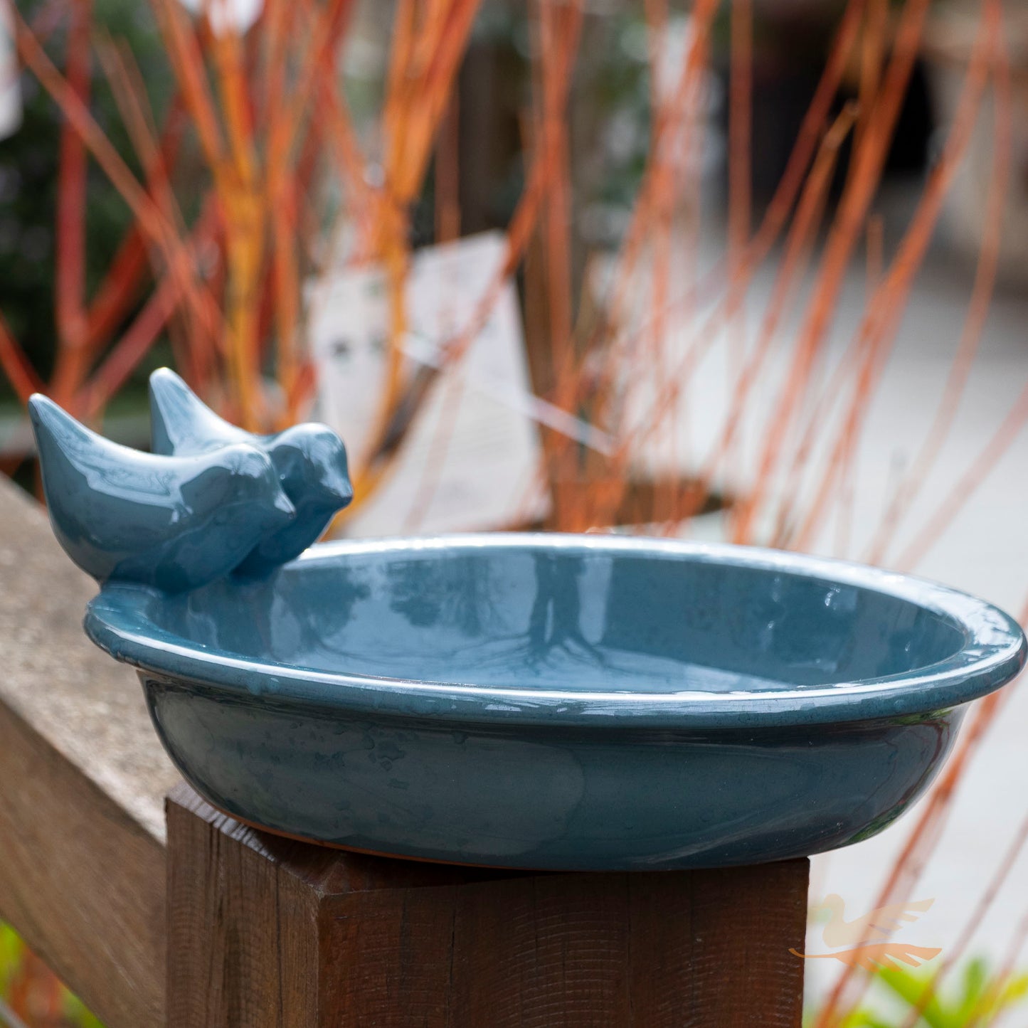 Bird Feeder Round - Petrol Blue
