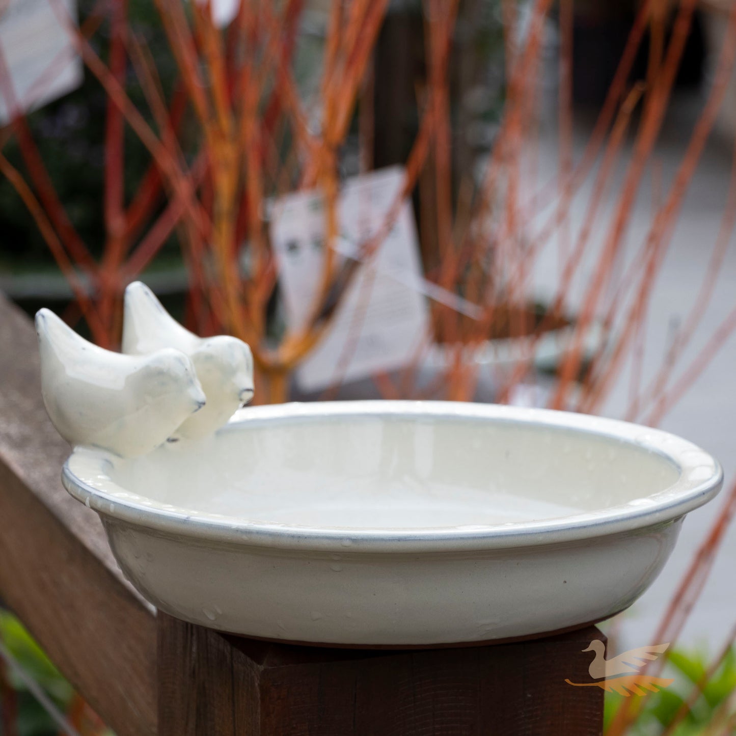 Bird Feeder Round - Cream