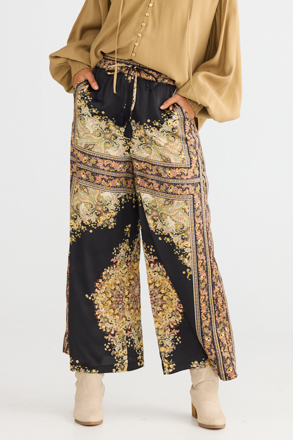 Freedom Pant - Black Paisley