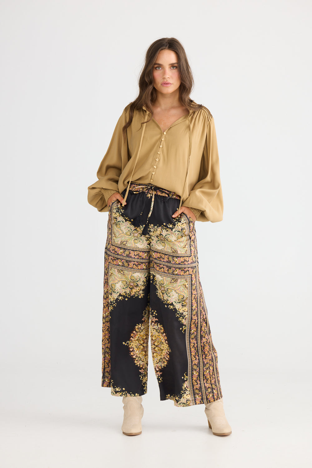 Freedom Pant - Black Paisley