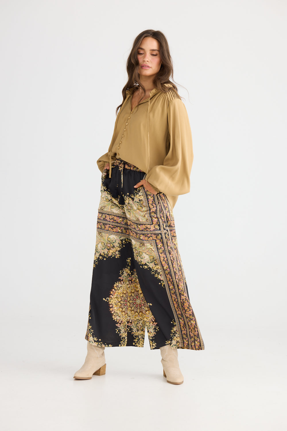 Freedom Pant - Black Paisley
