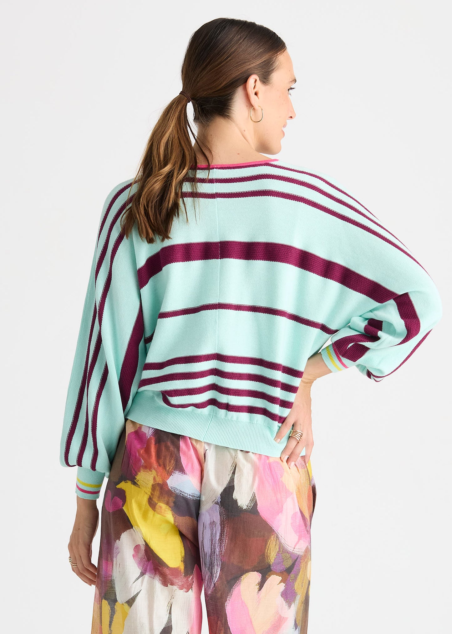 Statement Zip Cardi - Sea Breeze