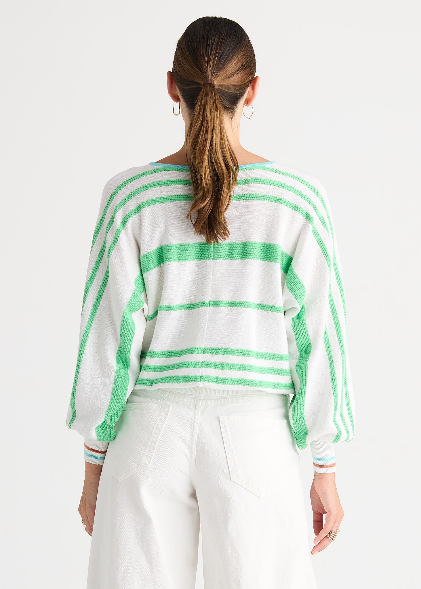 Statement Zip Cardi - White