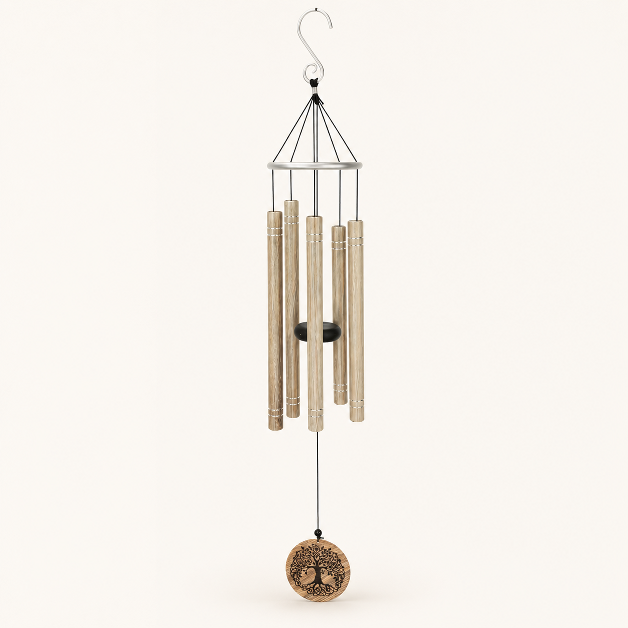 5 Tube Wind Chime - Tree Of Life