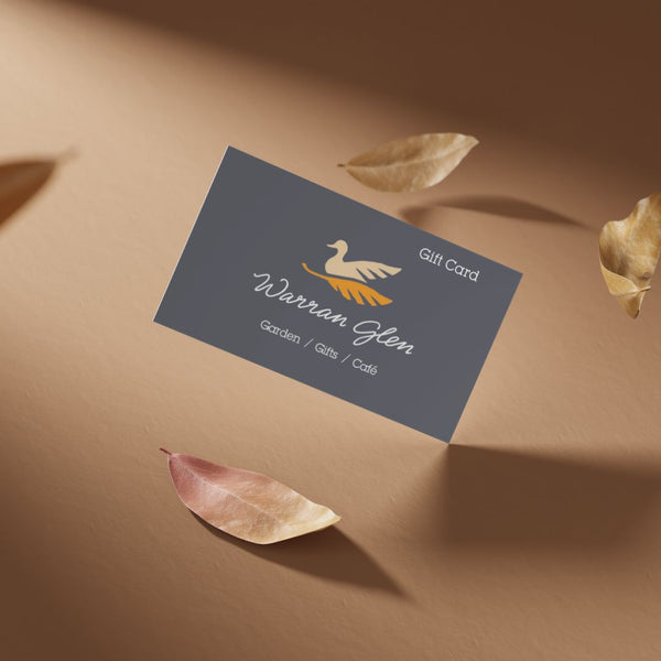 Warran Glen physical gift card