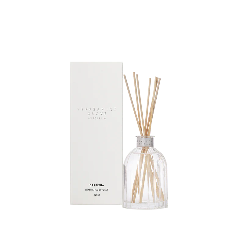Peppermint Grove Gardenia 100ml reed diffuser
