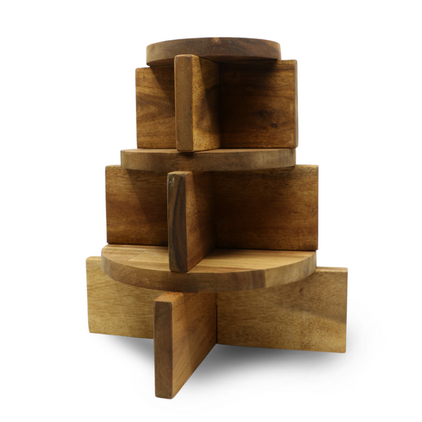 Callan Timber Pot Stand - Medium