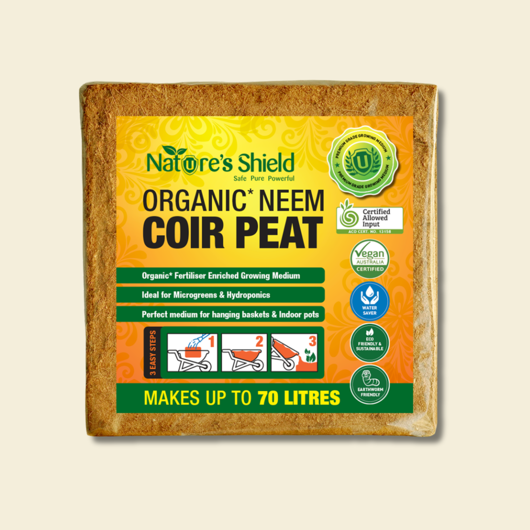 Neem Coir Peat - 5kg