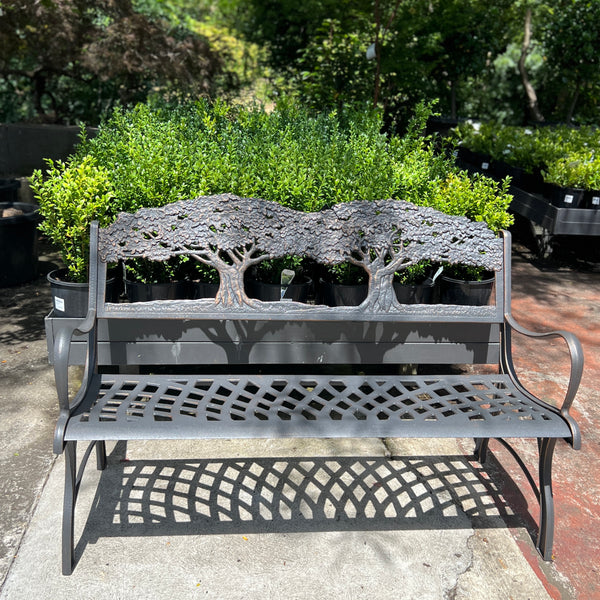 Cast Iron Bench - Two Trees