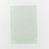 Tiny Checkers Powder Blue - Teatowel