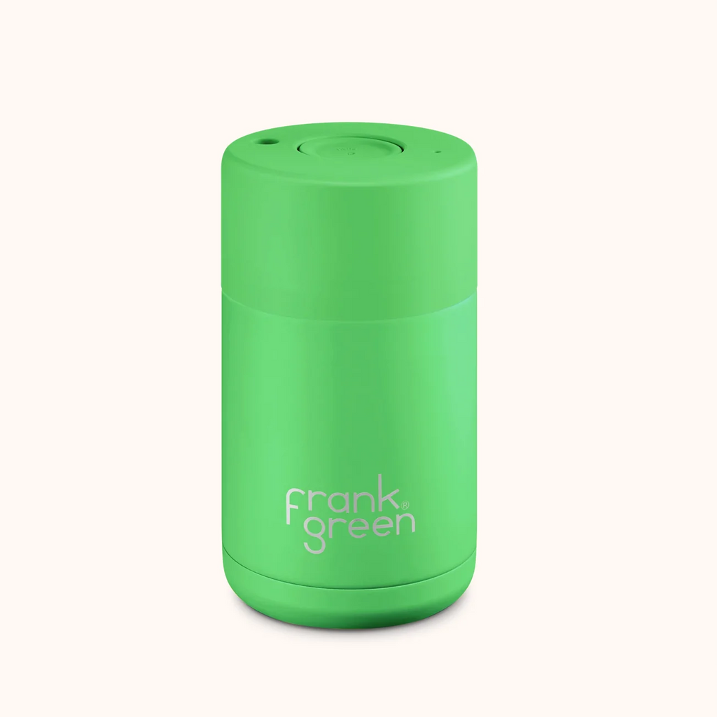 Ceramic Reusable Cup - Neon Green 10oz