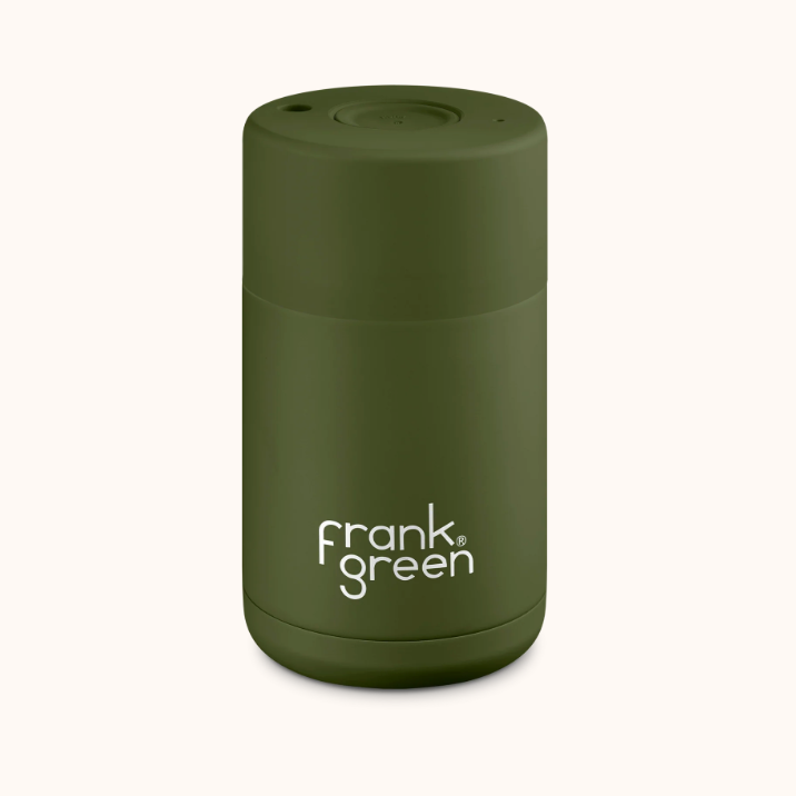 Ceramic Reusable Cup - Khaki 10oz