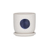 Rocio Pot - Blue & White 12cm