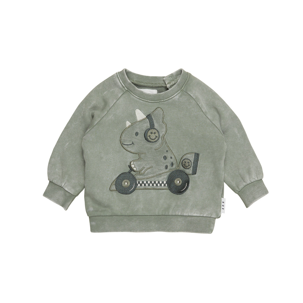 Sweatshirt - Dino Racer Vintage Fern