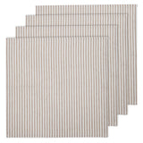 Pinstripe Napkin 4Pk - Rose