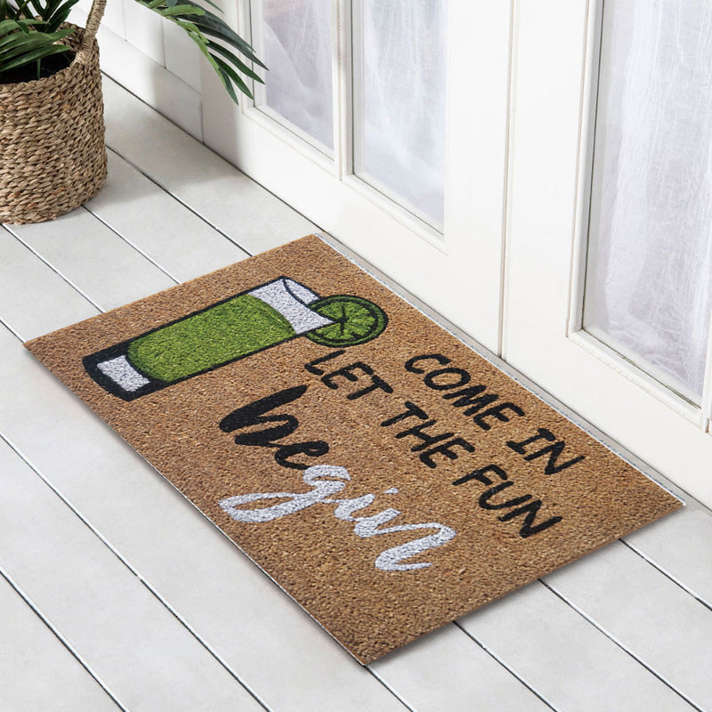 Doormat Latex Coir - Fun BeGin 45x75cm