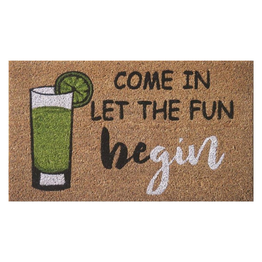 Doormat Latex Coir - Fun BeGin 45x75cm