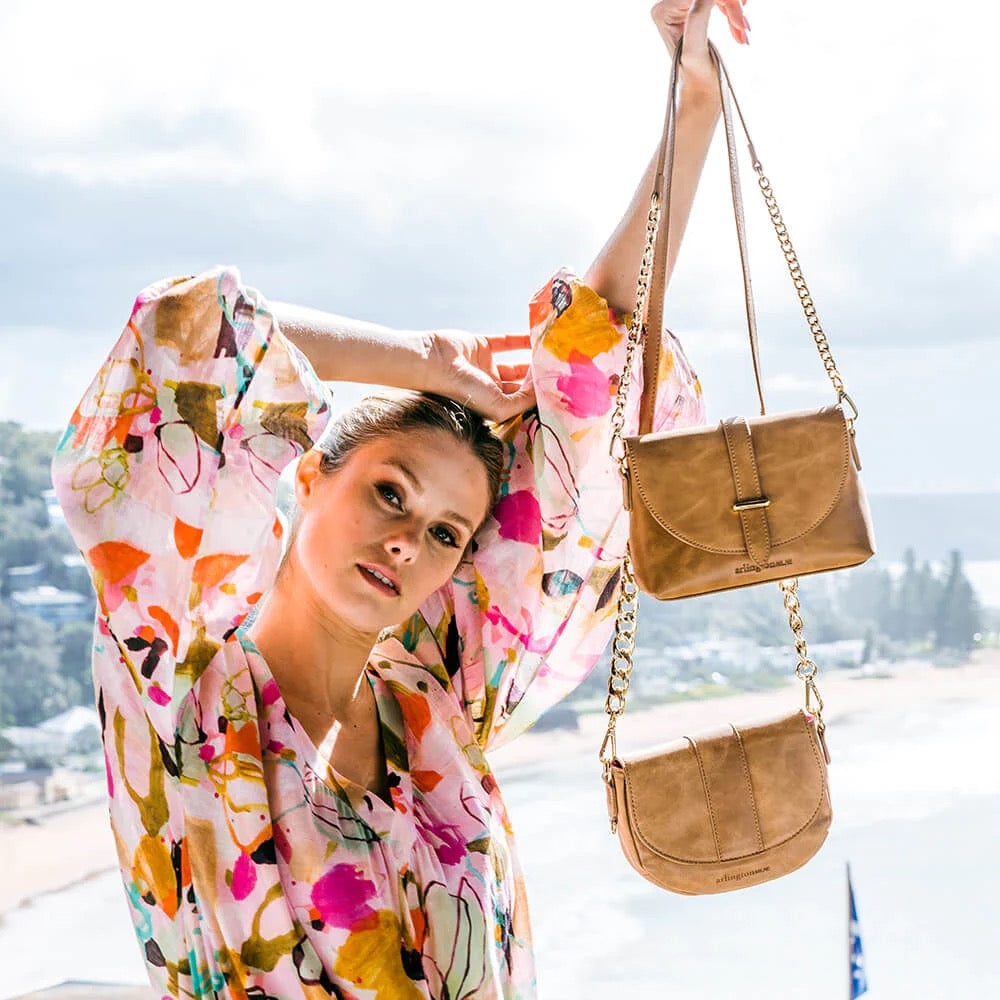 Zara Saddle Bag Mini - Vintage Tan
