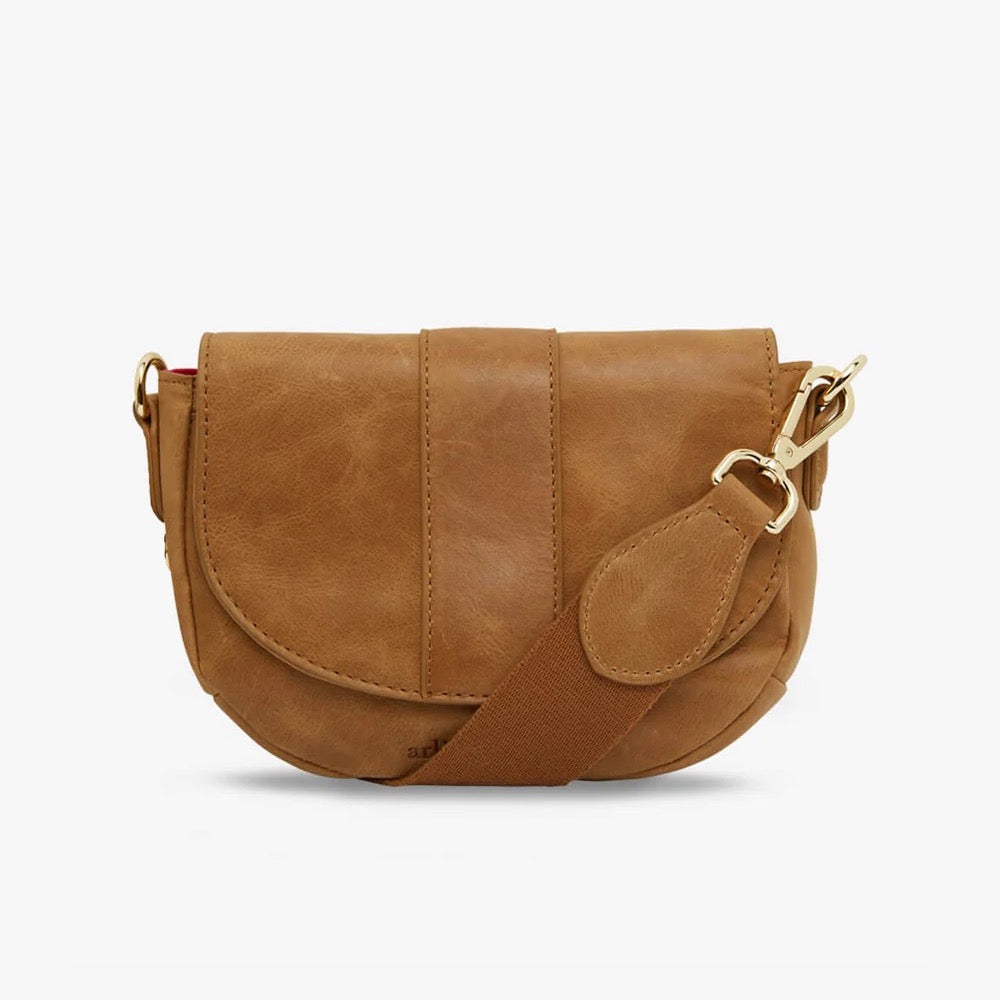 Zara Saddle Bag Mini - Vintage Tan