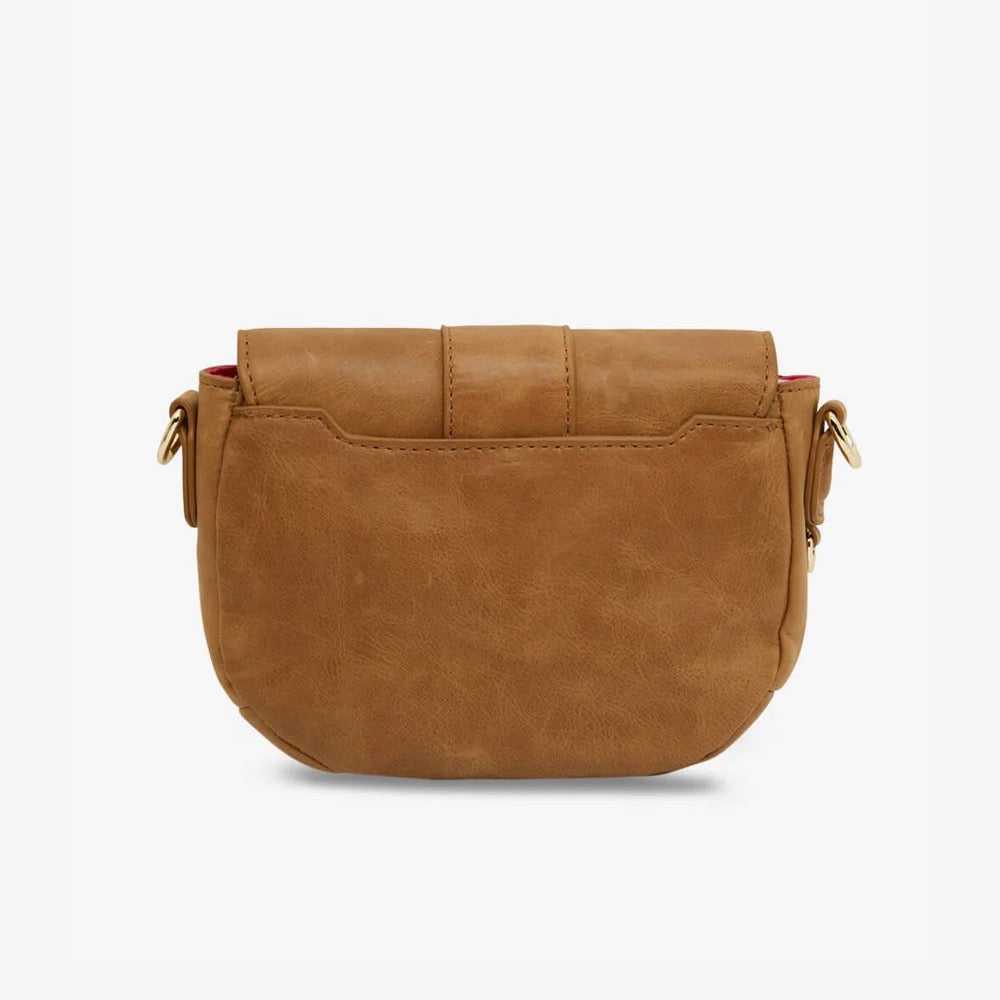 Zara Saddle Bag Mini - Vintage Tan