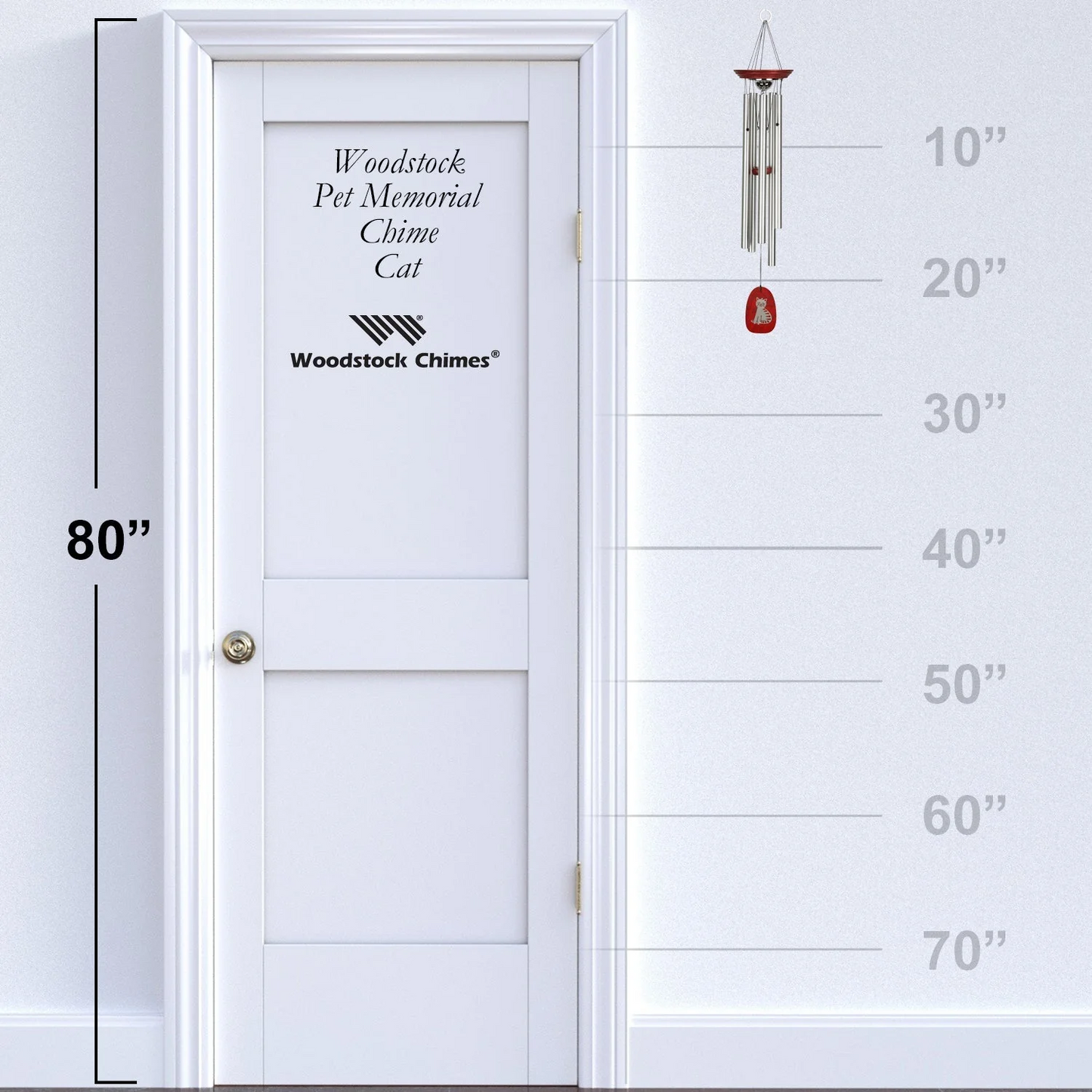 Pet Memorial Chime - Cat