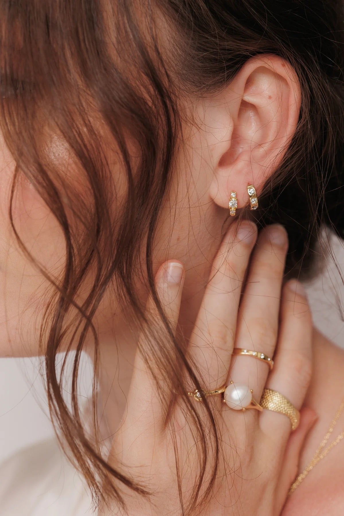 Ellie May Huggie Earrings -