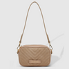 Cuba Mini Suede Crossbody Bag - Frappe