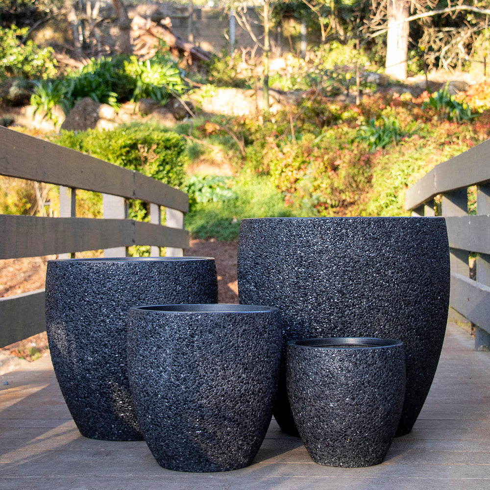 Montague Egg - Pebble Black
