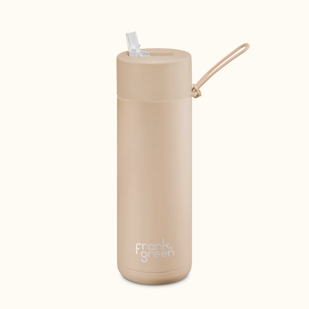 Ceramic Reusable Bottle - Soft Stone 20oz