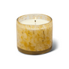 Hand Blown Bubble Glass Candle 8oz - Palo Santo