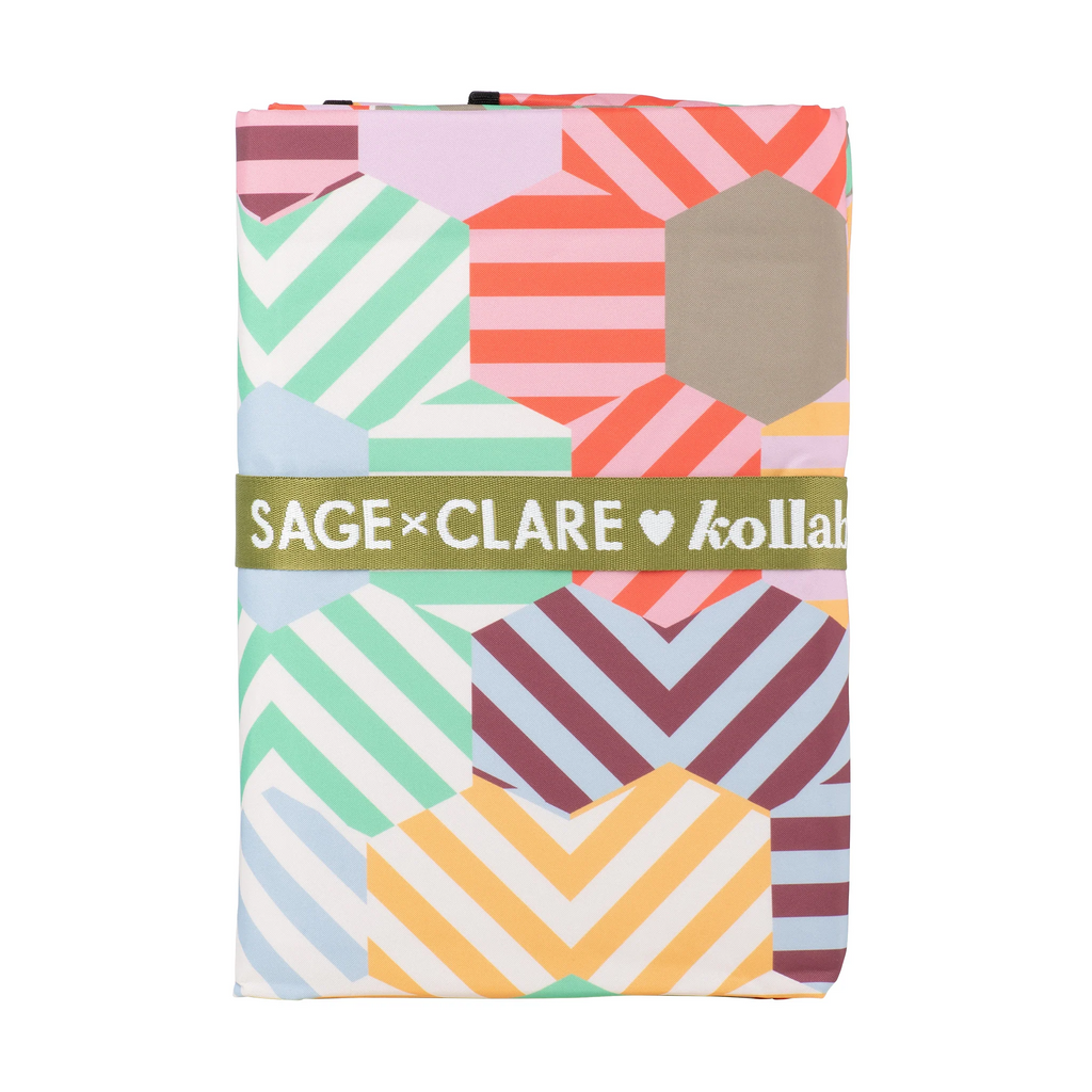 Holiday Med Picnic Mat - Sage x Clare & Tessa